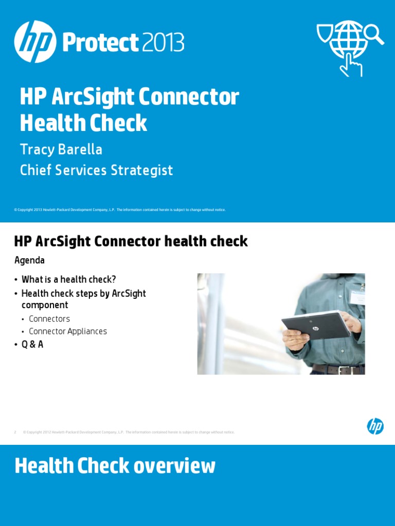 Arcsight connector health check pdf oracle database databases