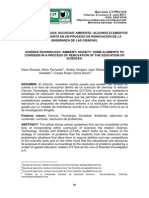 Ciencia / Tecnologia/ Sociedad/ Ambiente: Algunos Elementos A Tener en Cuenta en Un Proceso de Renovacion de La Enseñanza de Las Ciencias