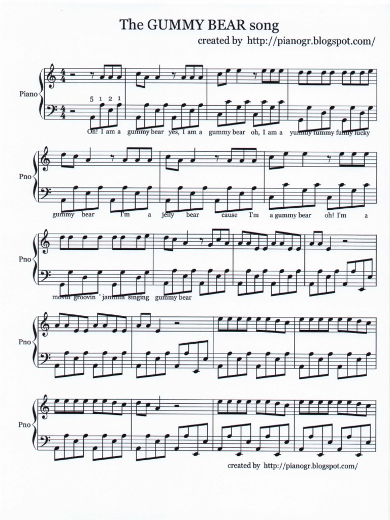 The Gummy Bear Song