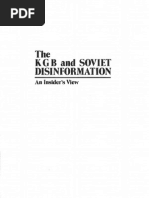 The KGB and Soviet Disinformation
