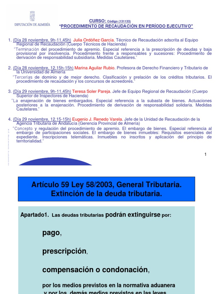 Ley General Tributaria 1 Estatuto de