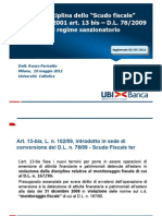Fiscalità Attività Finanziarie (Intervento DR Parisotto 10052011)