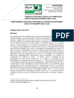 RESPUESTA MORFOMETRICA INTESTINAL DE POLLOS ALIMENTADOS CON DIFERENTES NIVELES DE MORERA (Morus alba)