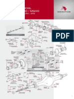 MERITOR - Eixo Dif 220 230 240