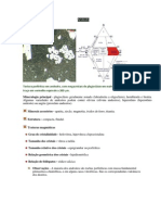 Andesito: textura porfirítica e mineralogia