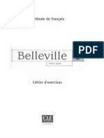 Belleville 3 Cahier d'exercices