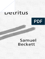 Beckett - Detritus PDF