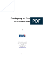BMI Audit Services Contingency Fixed Fee Claim Audits