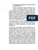 Congreso ALPJF V10 - Evaluación de Víctimas E Imputados en Causas Por Delitos Contra La Integridad Sexual Noviembre 2014