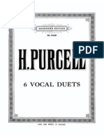 6 Vocal Duets (Purcell)