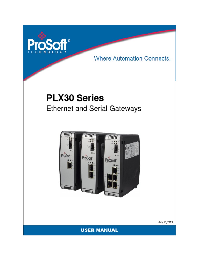 PLX30 User Manual | PDF | Gateway (Telecommunications) | Electrical ...