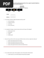 Stars Assessment DD