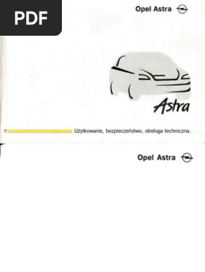 Instrukcja Obslugi Opel Astra Ii