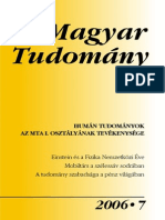 Magyar Tudomány 2006-2007