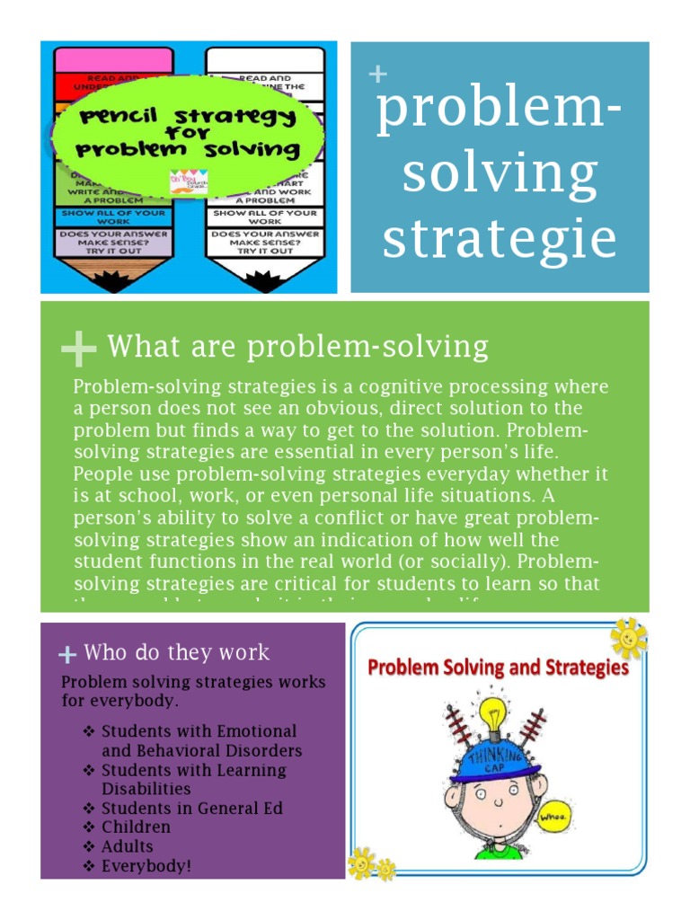 problem solving strategies include
