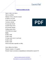 Natal Na Minha Escola - Letra PDF