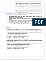 Estados Económicos y Financieros de Una Empresa