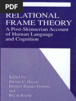 Download Hayes Steven C Ed Et Al - Relational Frame Theory by culinor SN249097594 doc pdf