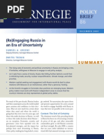 Download ReEngaging Russia in an Era of Uncertainty by Carnegie Endowment for International Peace SN24909771 doc pdf
