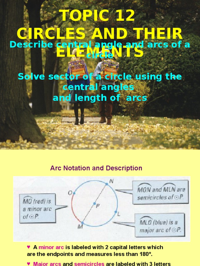 Understanding Circle Arcs and Angles | PDF | Circle | Angle