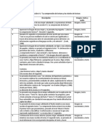 storyboard del estudio de caso y los niveles de lectura