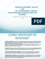 COMO NAVEGAR EN INTERNET, USO DE LOS PRINCIPALES OPERADORES.pptx