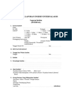 Formulir Laporan Insiden Internal Di Rs