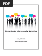 3559 - Comunicação Interpessoal e Marketing