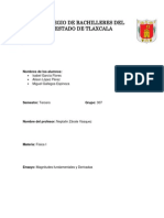 Ensayo Magnitudes Fundamentales y Derivadas