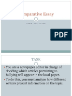 Comparative Essay On Bullying Powerpoint 2
