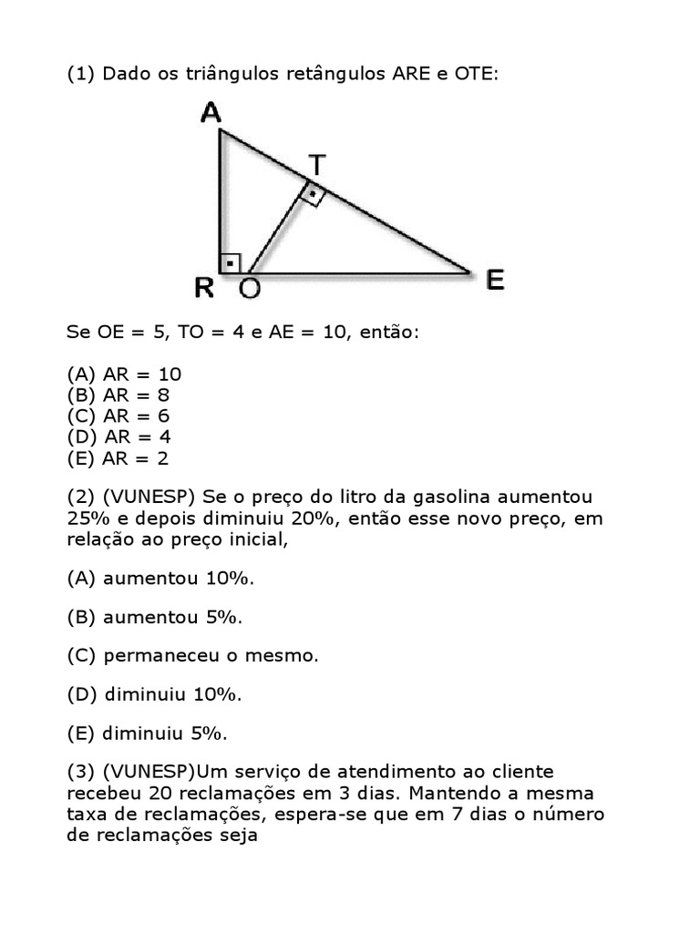 Exercícios Regra de Tres PDF Percentagem Cor