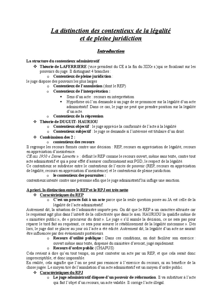Principe De Légalité Droit Administratif Dissertation Pdf