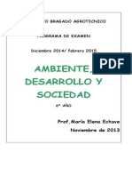 Ambiente, Desarrollo y Sociedad 6º