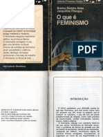 O Que É Feminismo - Branca Moreira Alves e Jacqueline Pitanguy (Colecao Primeiros Passos)