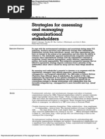 Download Strategies for Assessing and Managing Organizational Stakeholders by joannakam SN249113147 doc pdf