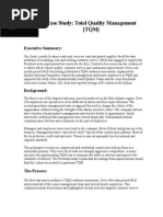 TQM Case Study