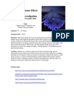 The Greenhouse Effect - One Page Handout