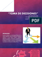 Toma de Decisiones