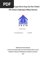 Download Pengaruh Logam Berat Seng Zn Dan Timbal  Pb Dalam Lingkungan Hidup Manusia by SandySihombing SN249119813 doc pdf