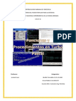 Funciones y Procedimientos en Turbo Pascal