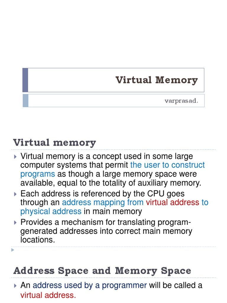 Virtual Memory | PDF