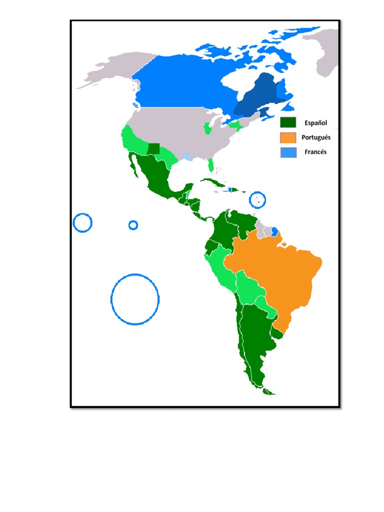 Mapa Lenguas Romance América Idiomas Lenguas de Europa