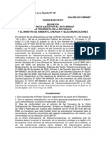 Decreto Ejecutivo No. 36775-MINAET