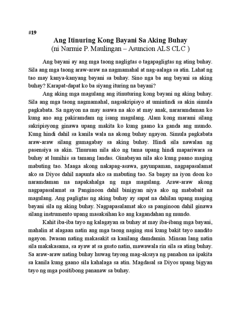 Ang kahalagahan ng als sa aking buhay essay 03 image