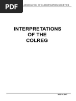 Intepretation of COLREG