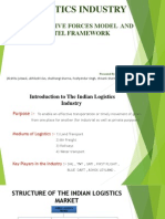 Porter's Five Forces Model and PESTEL Framework Analysis of The Logistics Industry. Logistics Industry