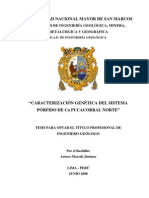 CARACTERIZACIÓN GENÉTICA DEL SISTEMA PÓRFIDO DE Cu PUCACORRAL NORTE PDF