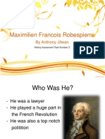 Maximilien Francois Robespierre: by Anthony Jilwan