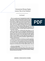 David Kennedy The International Human Rights Movement Part of The Problem