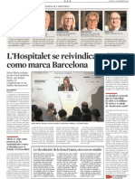 Crónica de La Vanguardia Sobre La Conferencia en BARCELONA TRIBUNA de Núria Marín, Alcaldesa de L'Hospitalet